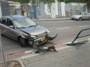  يافا: إصابة طفيفة لسائق بحادث طرق ذاتي في شارع روبنشتاين جنوب حي النزهة